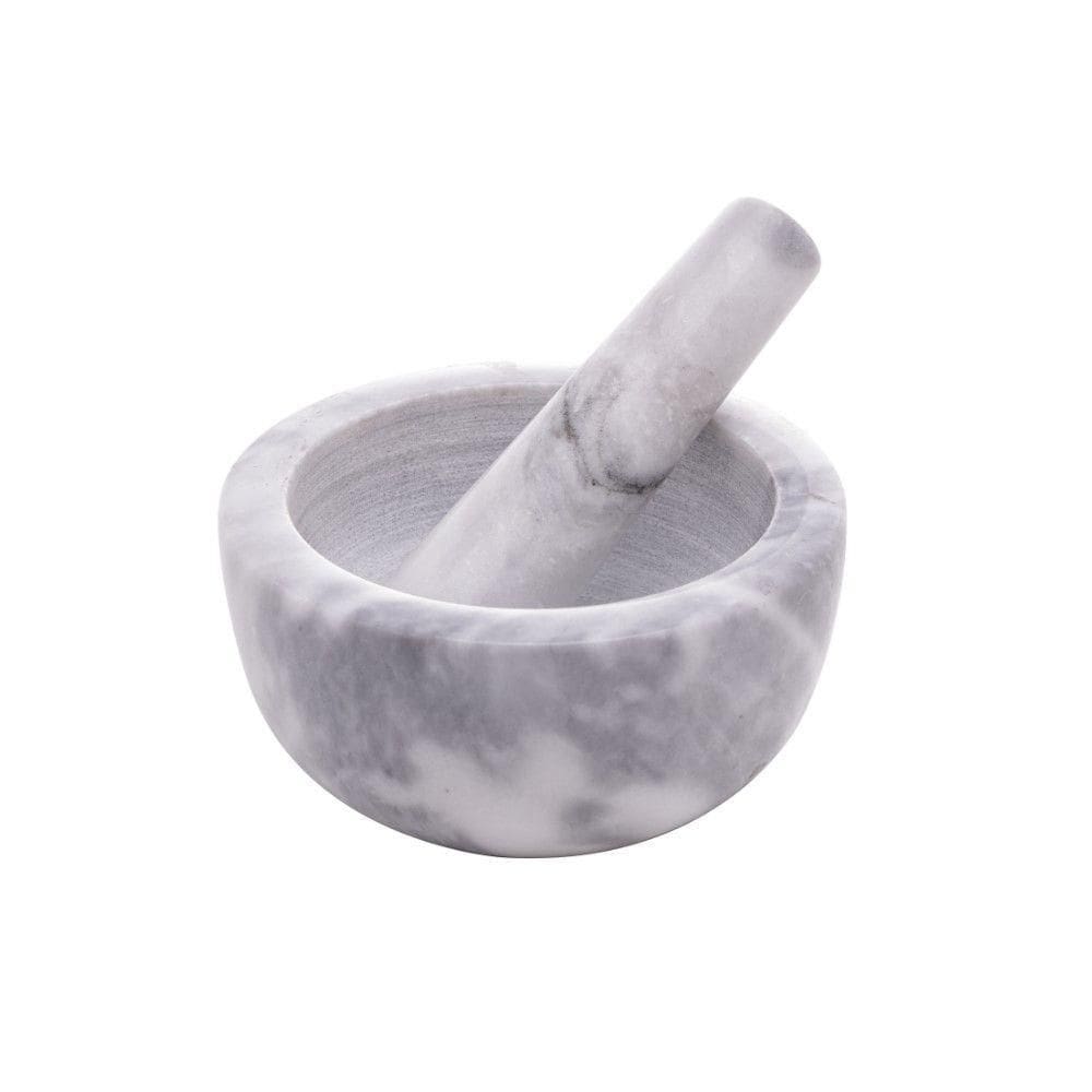 Pilão E Socador 12 Cm Em Mármore Marin Lyor