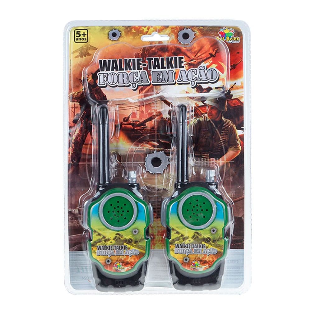 Walkie Talkie Forças em Ação Art Brink 5+ Anos com 1 Par