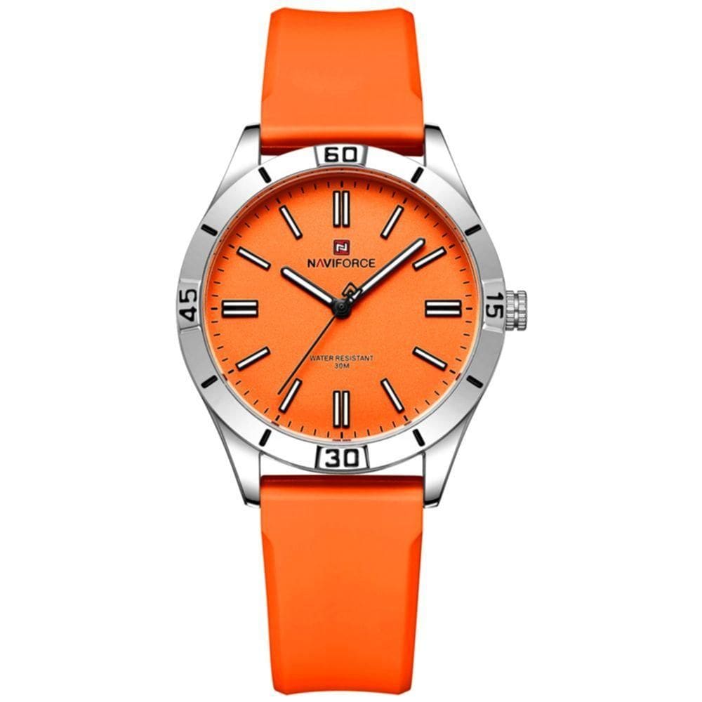 Relógio Feminino De Quartzo Classico Casual Colors Laranja