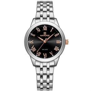 Relógio De Pulso Feminino Design Classico Simples Elegance Preto