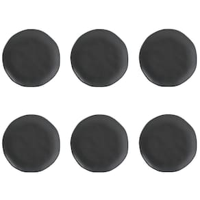 Conjunto De Pratos De Sobremesa 06 Peças Orgânico Preto Matte Porto Brasil