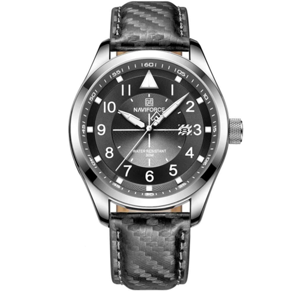 Relógio Esportivo Masculino Quartzo Casual à Prova D \\`água Cinza