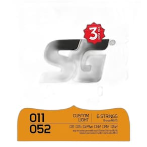 Kit 3 Encordoamento Cordas Sg Violao 011 Aco Bronze 85/15
