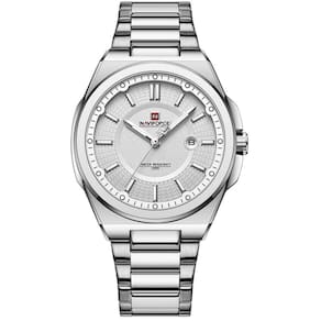 Relógio De Pulso Masculino Analogico Design Casual á Prova D\`água Branco