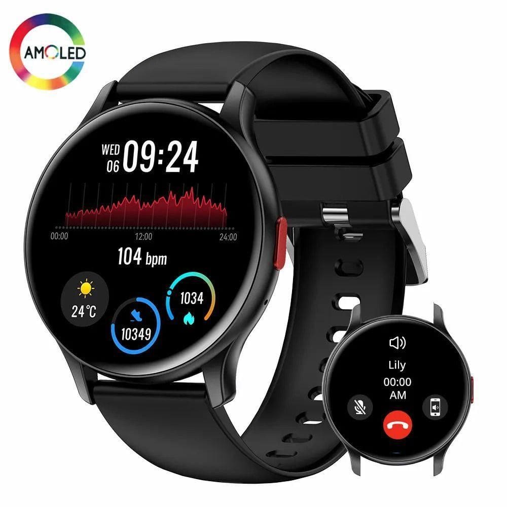 Relógio Inteligente 1.43 Polegadas Amoled Senbono Max 11 Preto