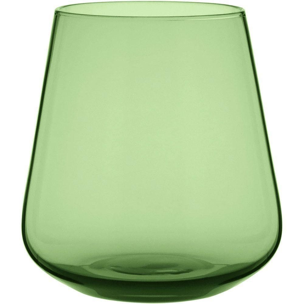 Jogo 2 Copos Home&co Comodore Vidro 400ml 10x9x9cm Verde