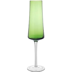 Jogo 2 Taças Champanhe Home&co Latour Vidro 210ml 26x7x7cm Verde