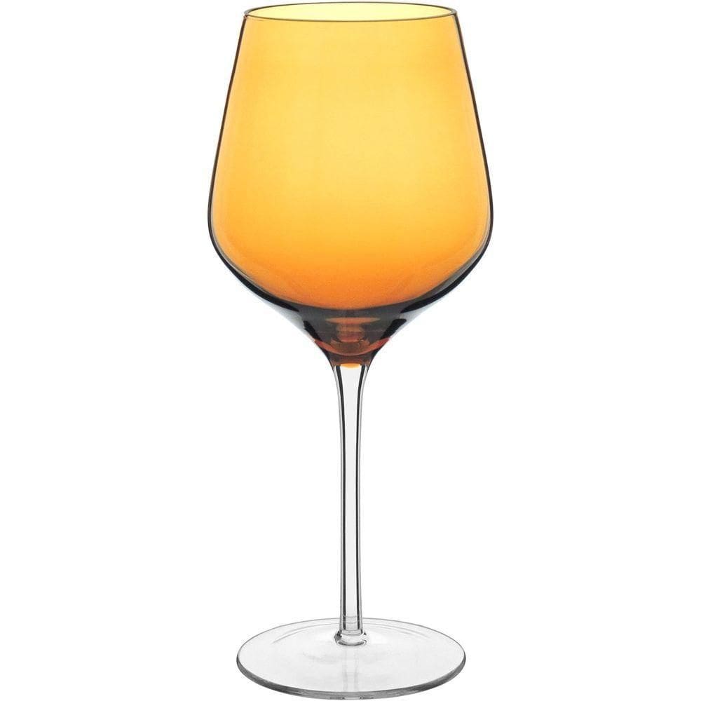 Jogo 2 Taças água Vinho Home&co Ballet Vidro 540ml 23x10x10cm âmbar