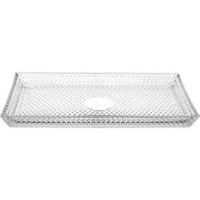 Prato Para Servir Retangular Home&co Vidro 3x33x18cm Transparente
