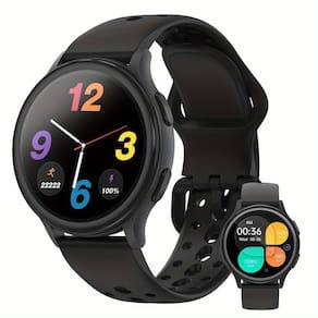 Relógio Fitness 127 Com Monitor De Sono E Calorias Com Tela De Toque Preto