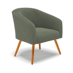 Cadeira Sala De Jantar Pé Palito Castanho Stella Bouclê D03 - D`rossi Cor Verde Pistache
