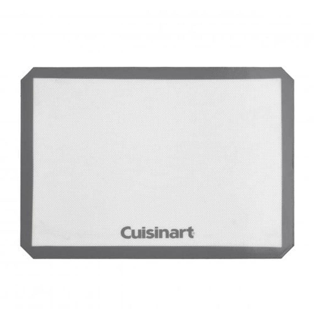 Tapete De Silicone Para Assar Alimentos 29,5x42cm Cuisinart Branco E Cinza