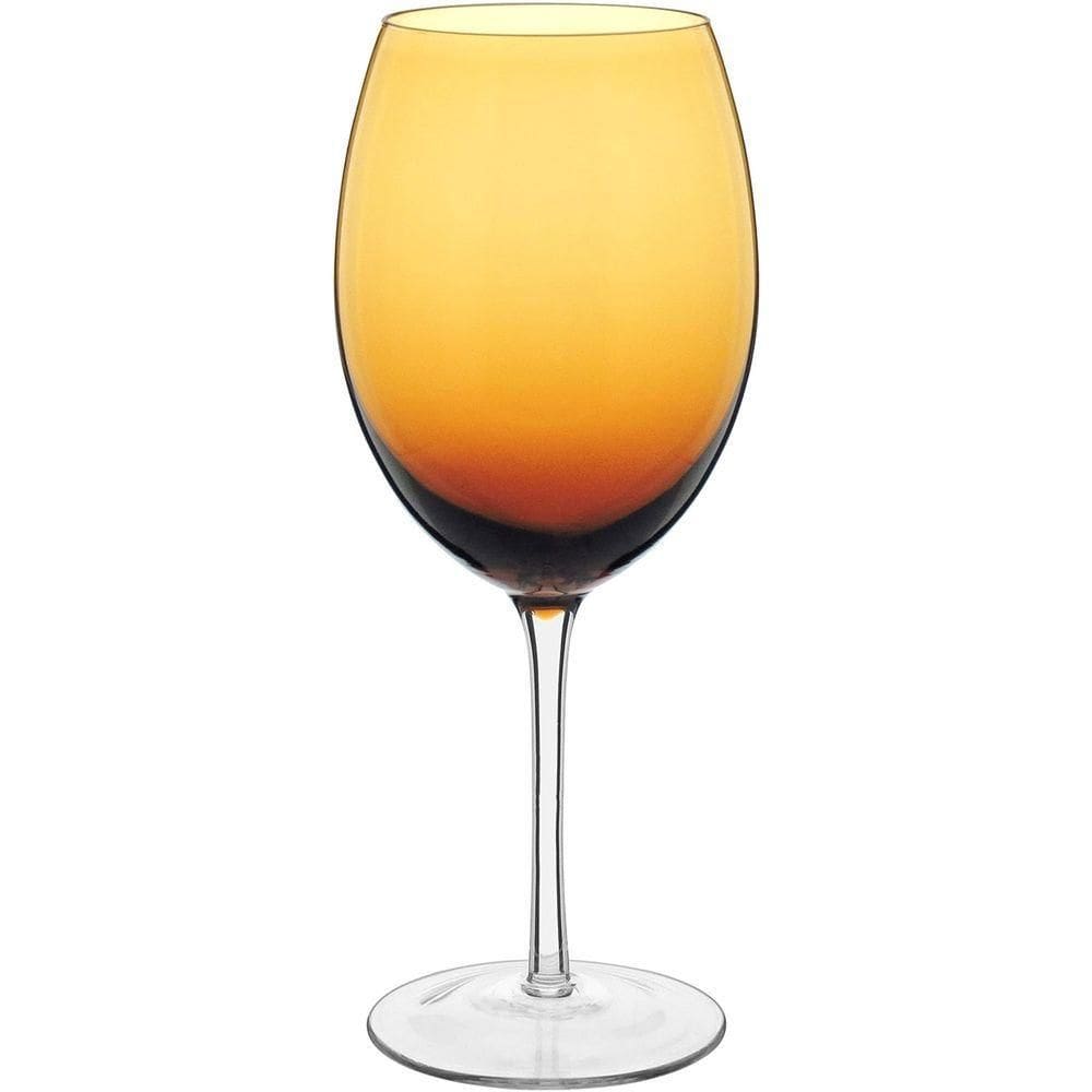 Jogo 2 Taças água Vinho Home&co Opus Vidro 590ml 23x9x9cm âmbar