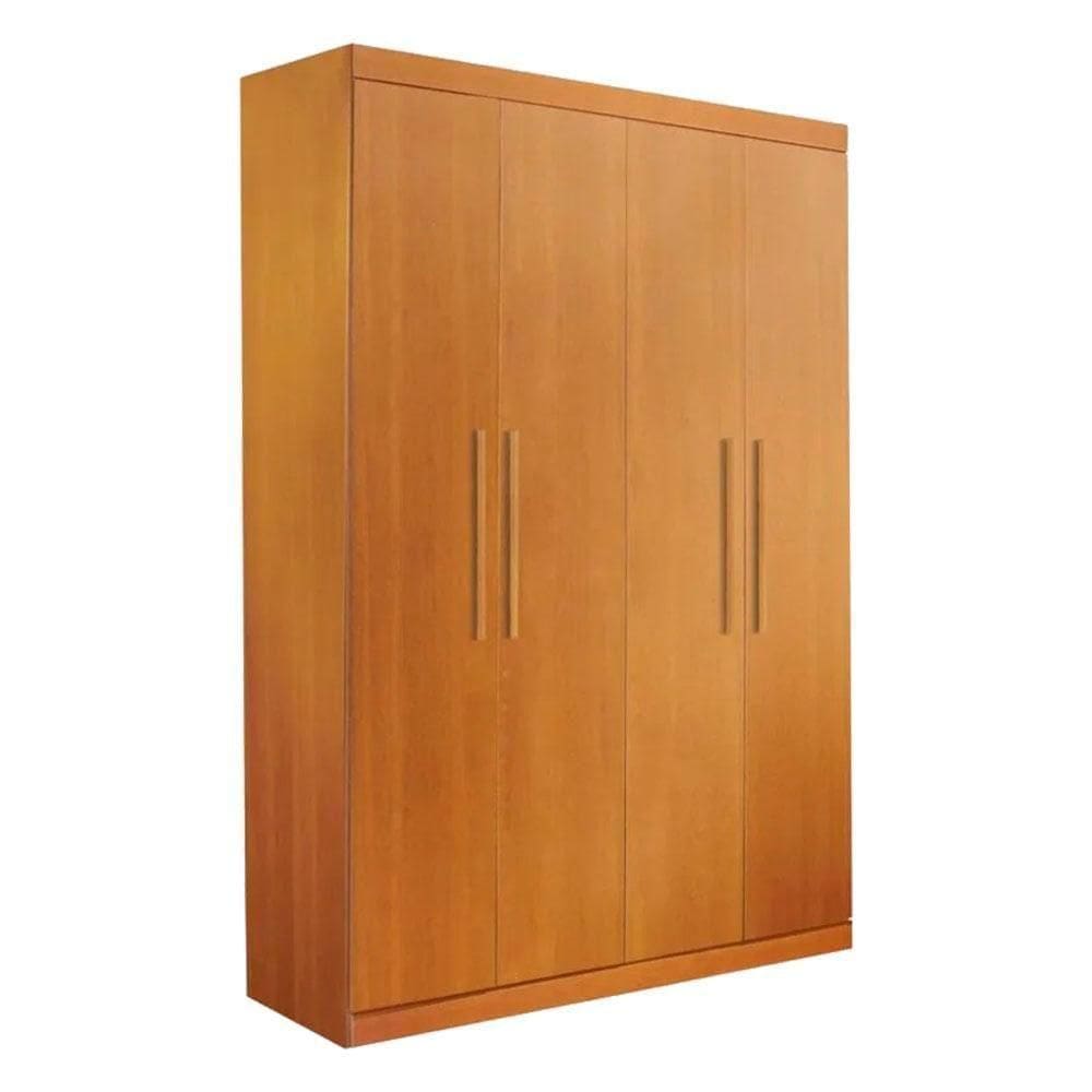 Guarda Roupa Ubatuba 4 Portas 3 Gavetas Valverde Cinamomo
