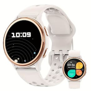 Relógio Fitness 127 Com Monitor De Sono E Calorias Com Tela De Toque Bege