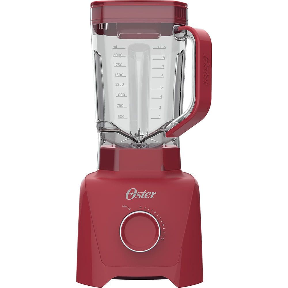 Liquidificador 1100 Full Oster Vermelho 3,2L