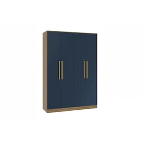 Guarda-roupa 4 Portas 2 Gavetas Kappesberg Adapt - Profundo