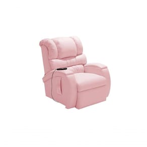 Poltrona Cadeira Reclinável Imperial Motorizada Corano Com Lift Império Rosa