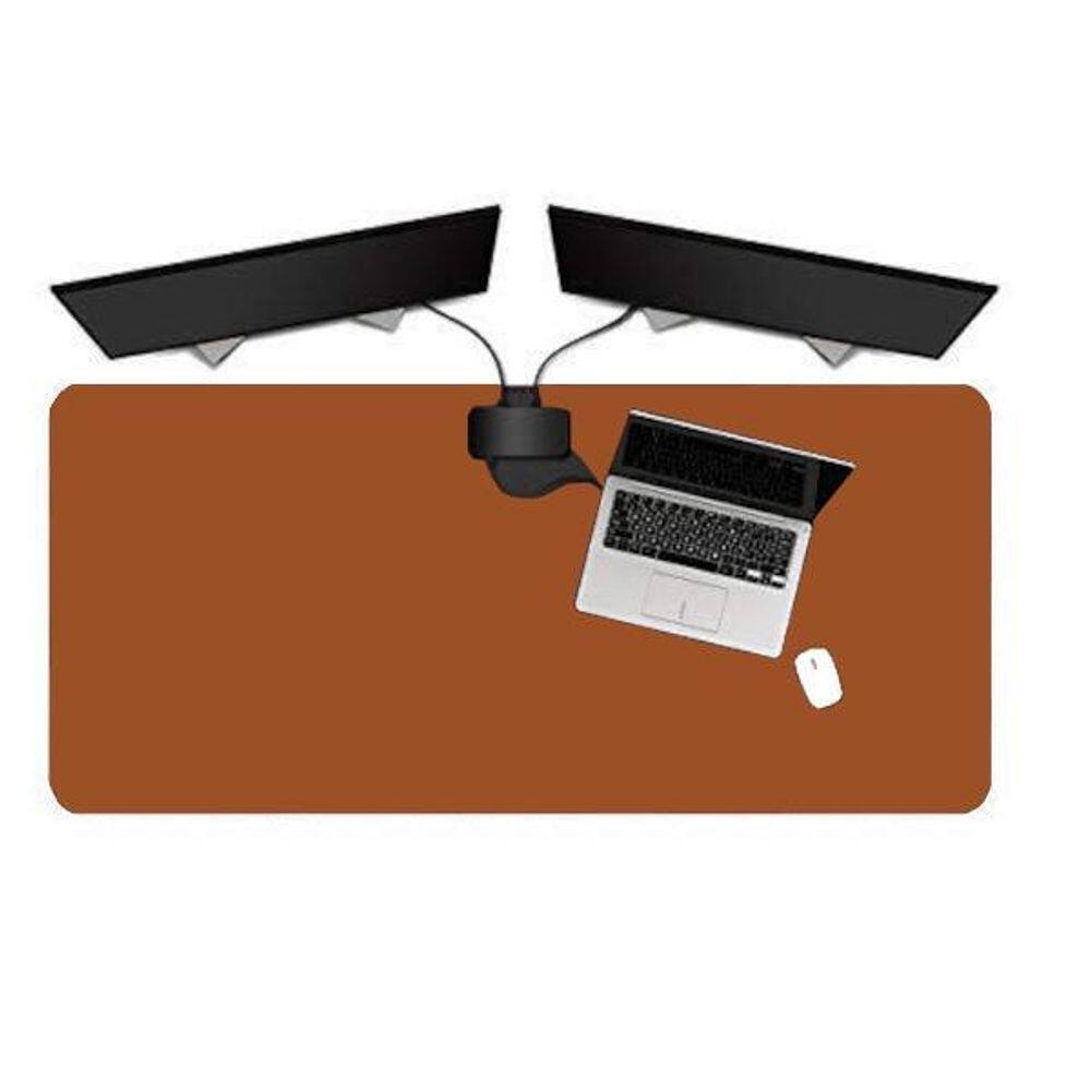 Deskpad Couro Gamer Escritório Mesa Decoração 160X40