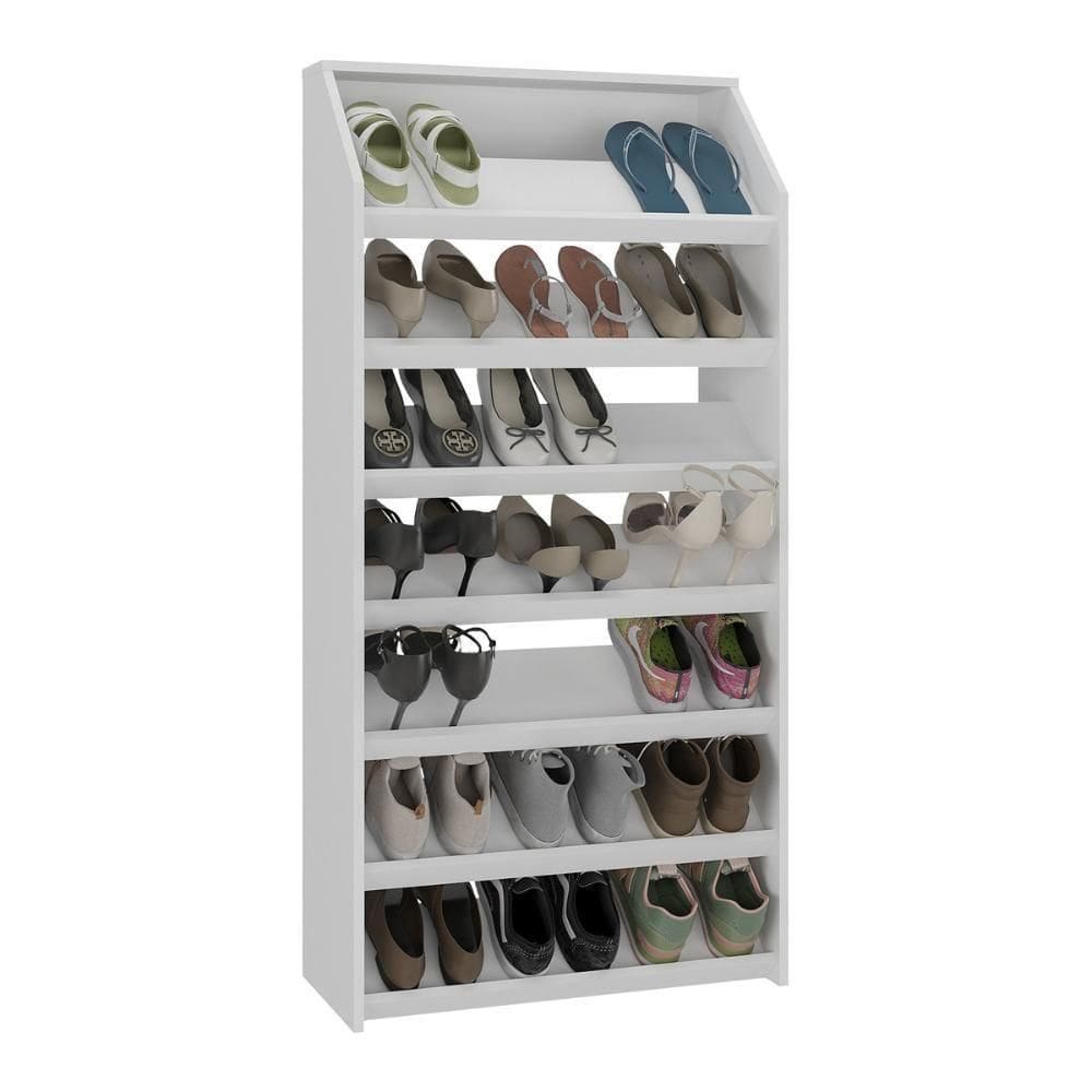 Sapateira ical 67cm Com 7 Prateleiras Multimóveis CR35252 Branco