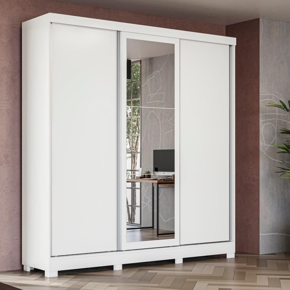 Guarda-roupa Casal  3 Por. Reversíveis De Correr 3 Esp 2 Gav