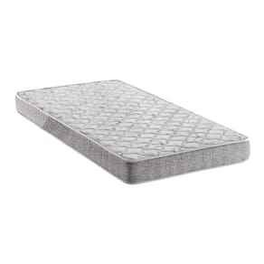 Colchão De Solteiro Com Espuma D33 78x188cm Inducol Cr450a Cinza Cinza