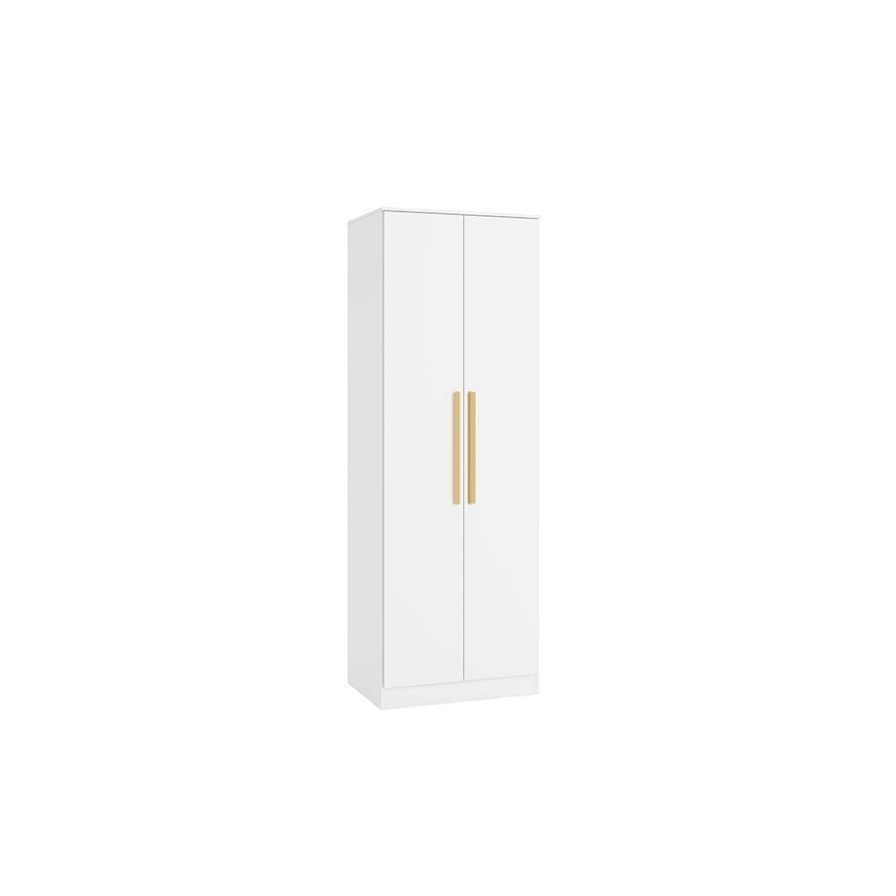 Guarda-roupa 2 Portas 2 Cabideiros Kappesberg Adapt Branco
