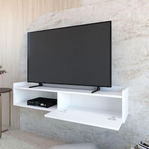 Rack Suspenso Com 01 Porta Atena branco