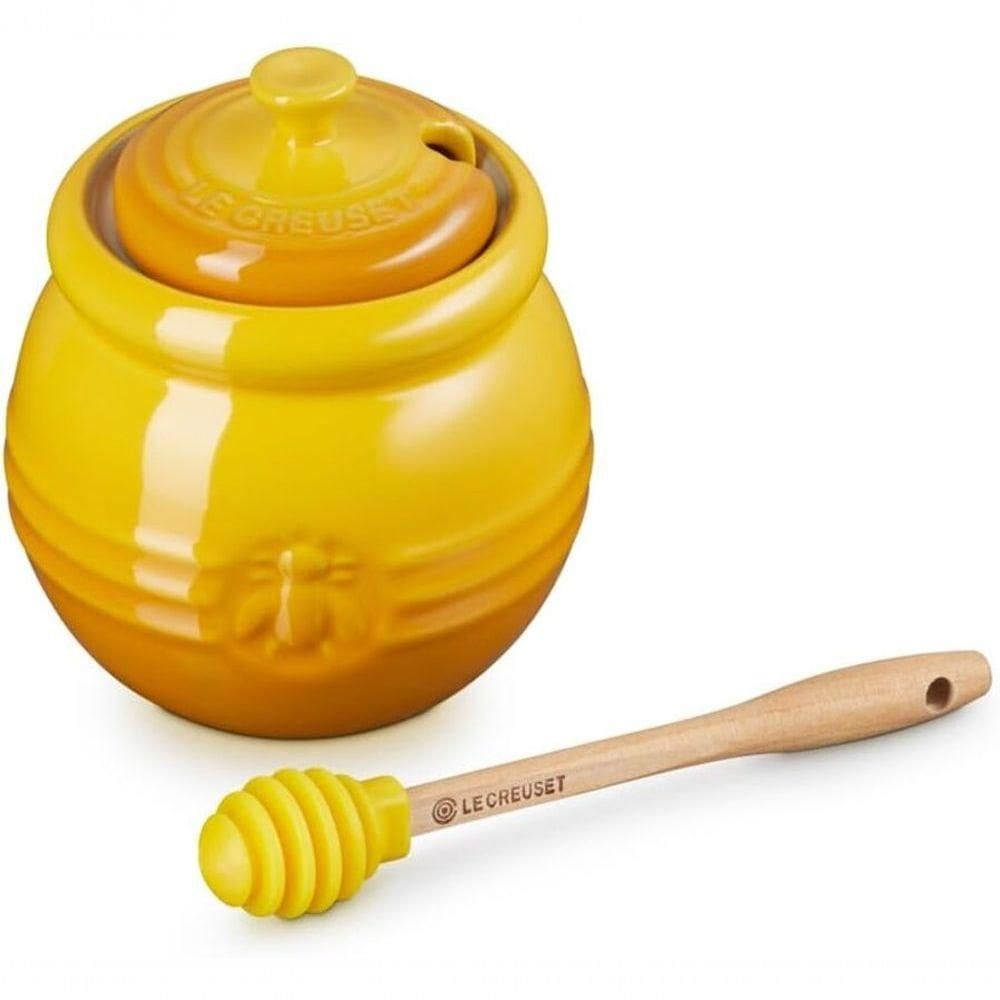 Meleira Com Pegador Em Cerâmica 15cm 450ml Le Creuset Amarelo