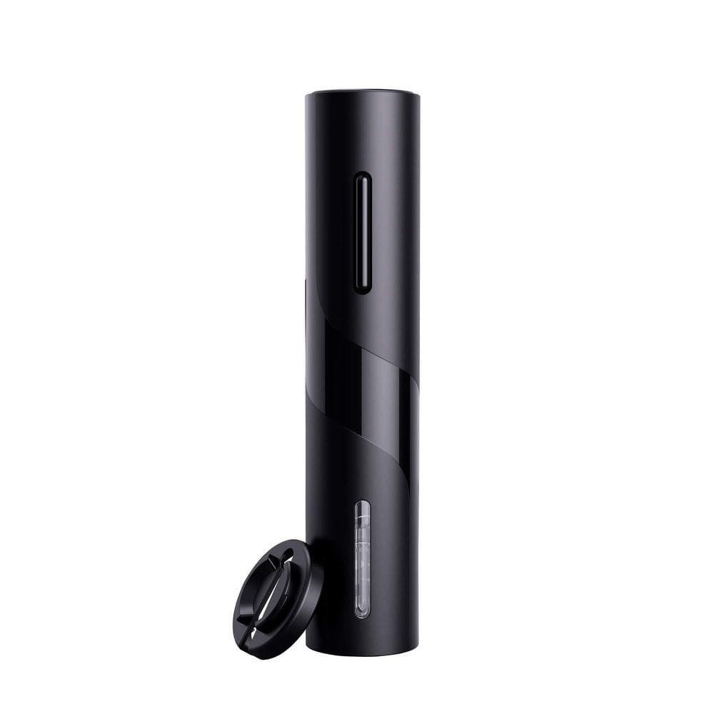 Saca Rolhas Elétrico Barplay Em Aço Inox 22cm Spicy Preto