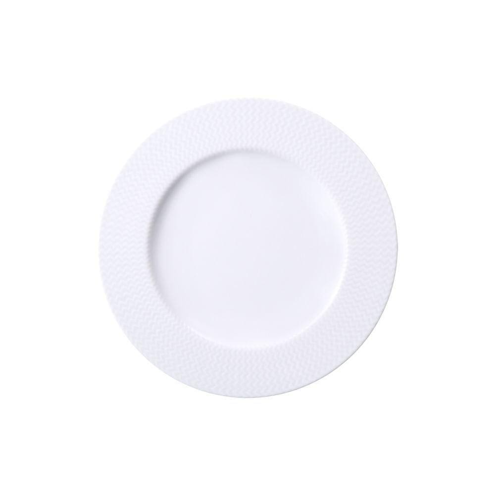 Prato Sobremesa Tramontina Mesh Em Porcelana Decorada 21 Cm