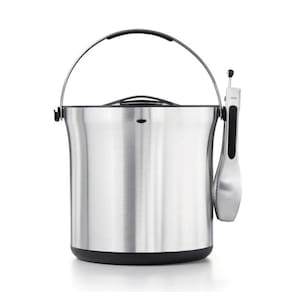 Balde De Gelo Com Pinça Em Inox 3,78 Litros Oxo