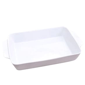 Travessa Retangular Em Cerâmica 25l 74x212x375cm évora Branca