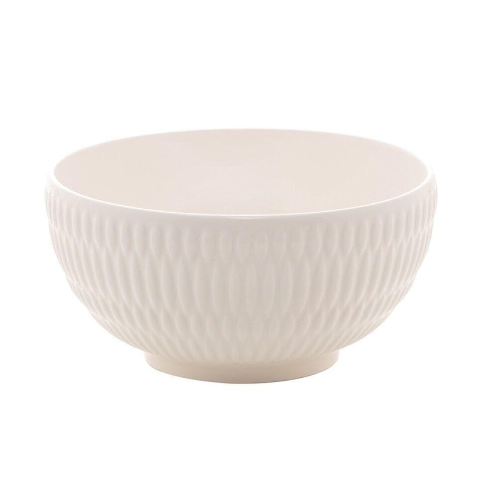 Jogo 8 Bowls De Porcelana New Bone Toledo Branco 15cm Lyor
