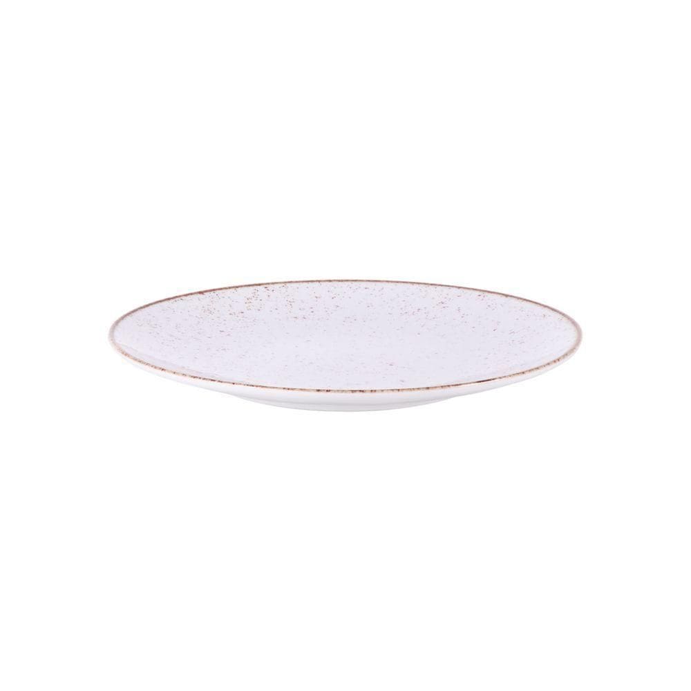 Prato Raso Tramontina Rustico Marrom Maxforce Em Porcelana 27 Cm
