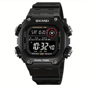 Relógio Skmei Esportivo à Prova D`água 50m Display Luminoso Preto