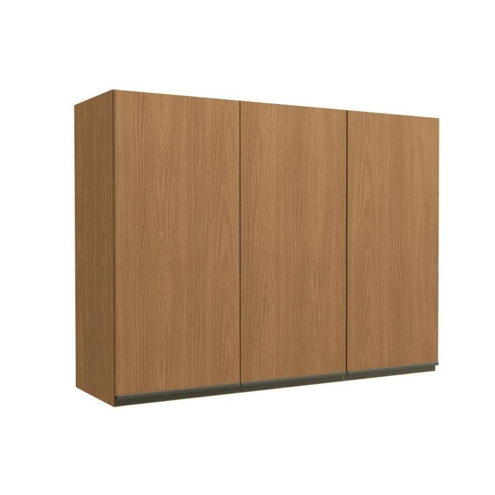 Armário Aéreo P/ Cozinha Maxxi G766 3 Portas 120cm Canela - Kappesberg
