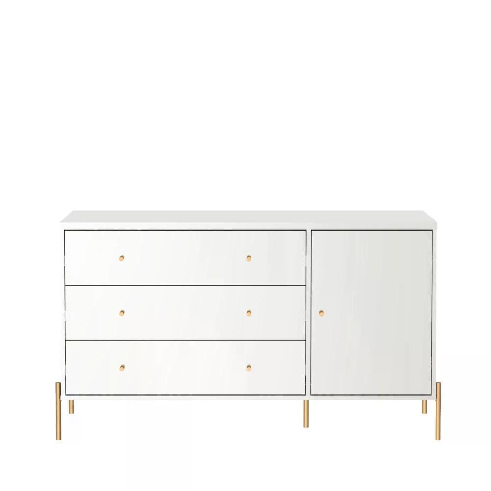 Cômoda Jasper 1,38m 3 Gavetas e 1 Porta