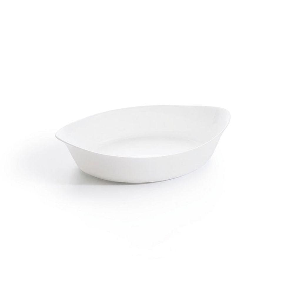 Travessa Oval Smart Cuisine Em Vidro Temperado Luminarc Branco