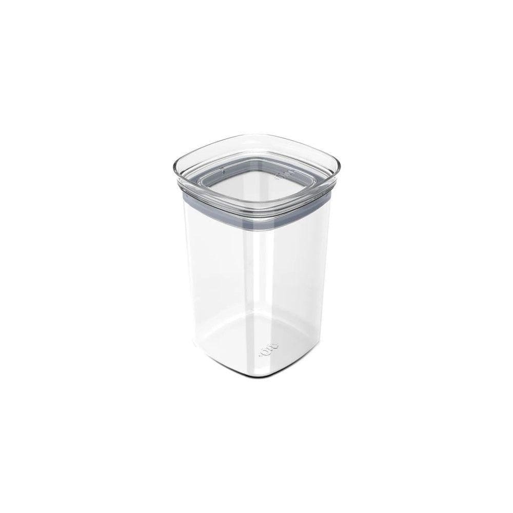 Conjunto De Potes Herméticos 1 L 4 Peças Block Modular Transparente Ou