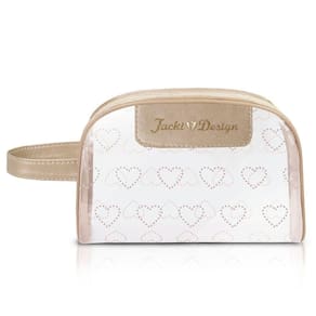 Necessaire Com Alça Jacki Design - Love Dourado