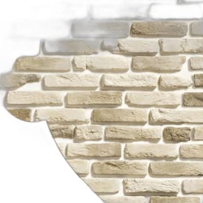 Papel De Parede Adesivo Pó De Mico Tijolinho Claro 0,57 X 3M