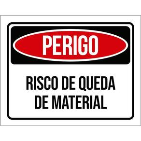 Placa Perigo Risco De Quedade Material 36X46