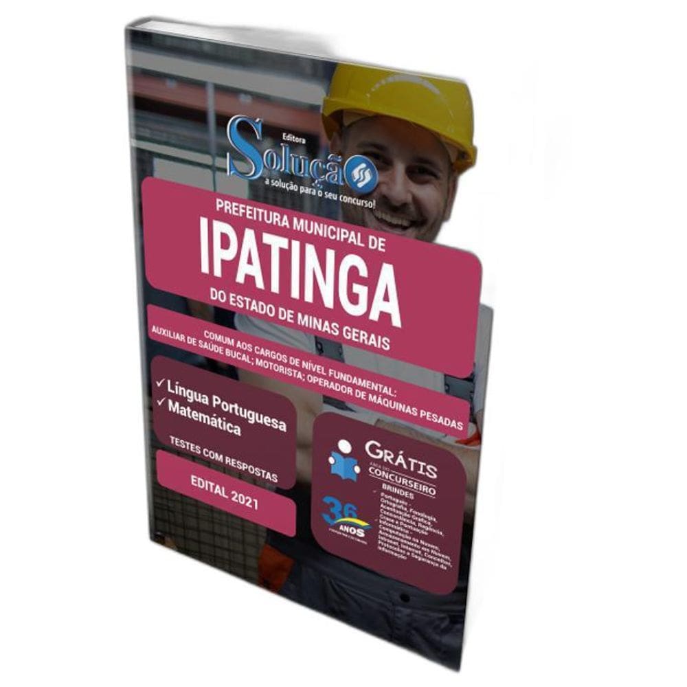 Apostila Prefeitura Ipatinga Mg - Cargos Nível Fundamental