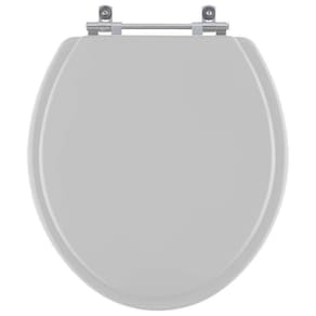 Tampa de Vaso Sanitário Buzios Cinza Claro para louça Hervy