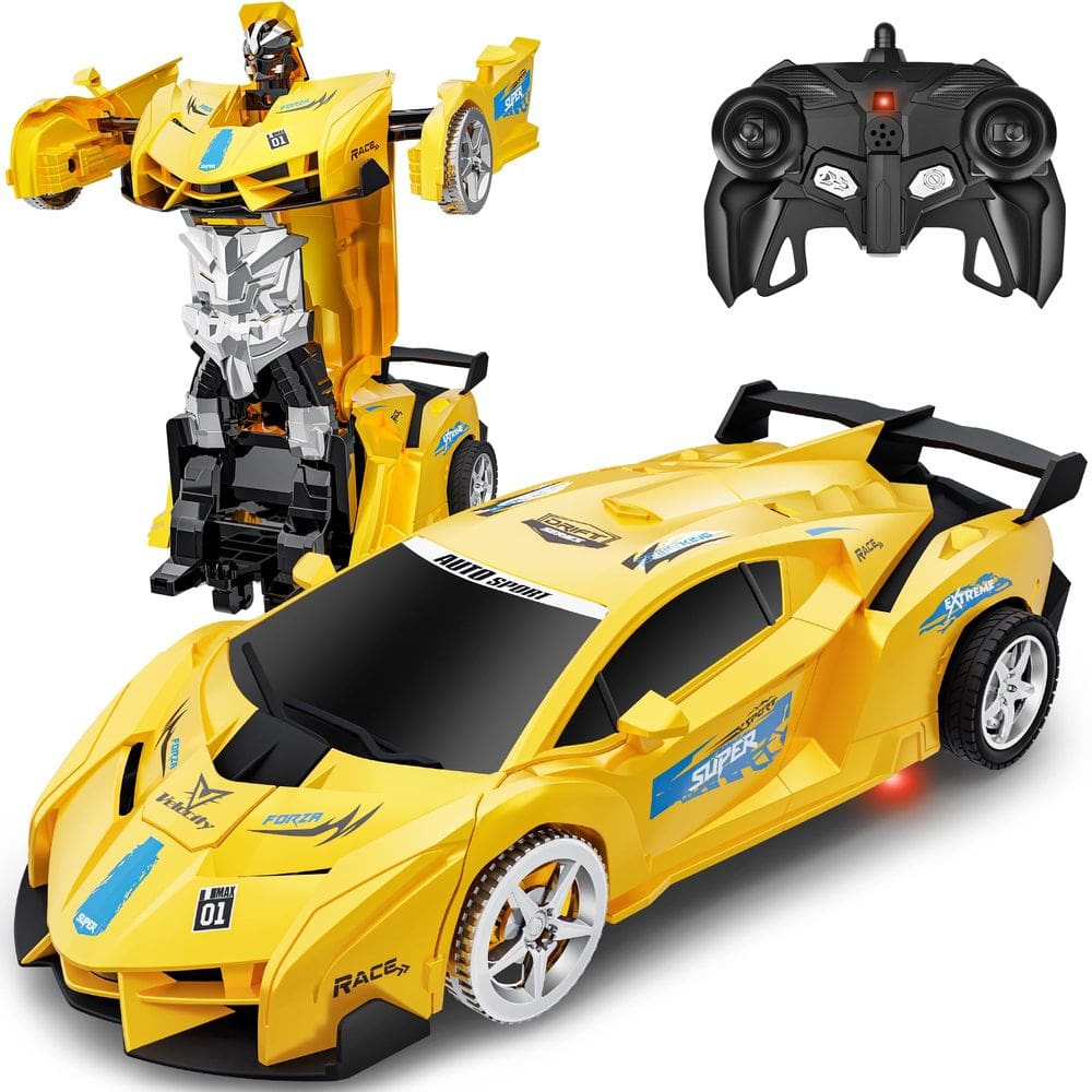 Carro de controle remoto KKONES Deformation Robot Toy Age 3-8