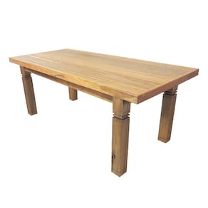 Mesa Jantar área Gourmet Colonial Madeira Maciça 2,20m