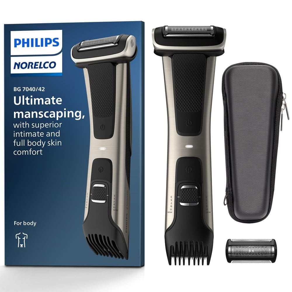 Aparador e barbeador à prova de banho Bodygroom Series 7000 Philips