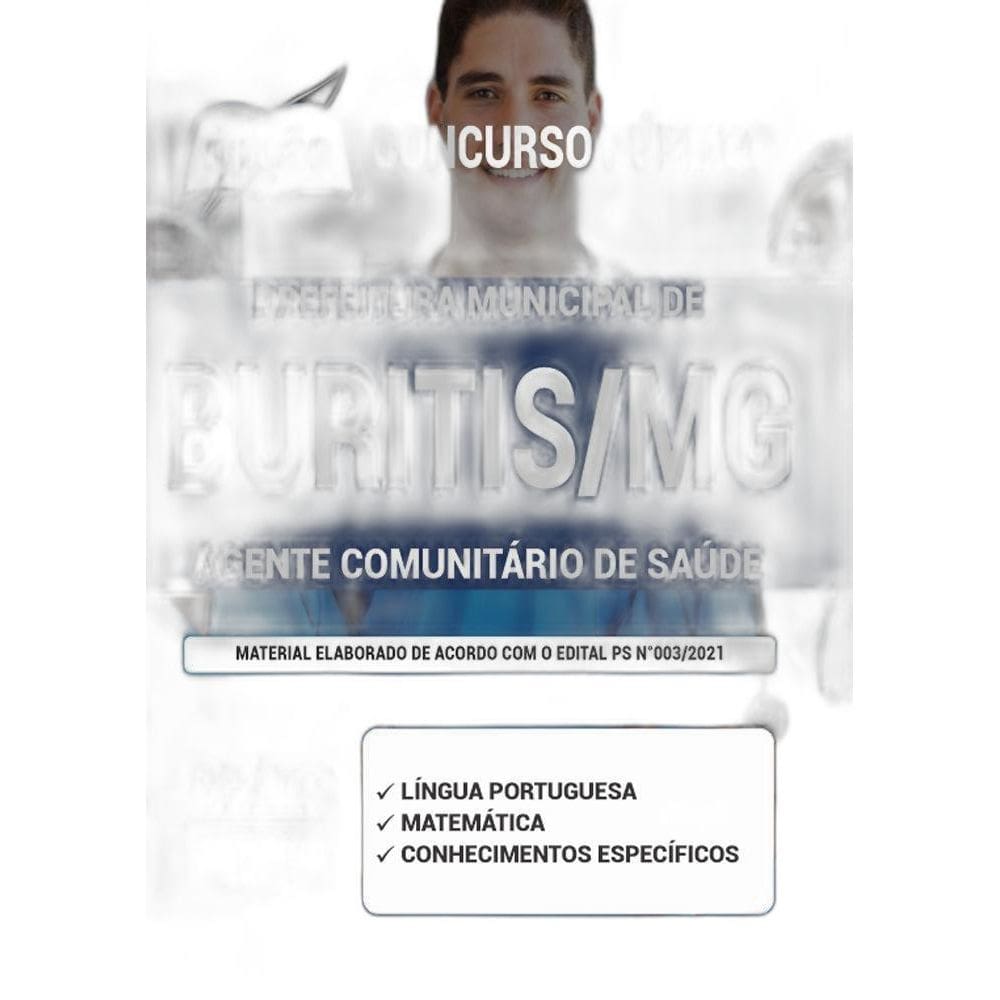 Apostila Prefeitura Buritis Mg - Agente Comunitário De Saúde