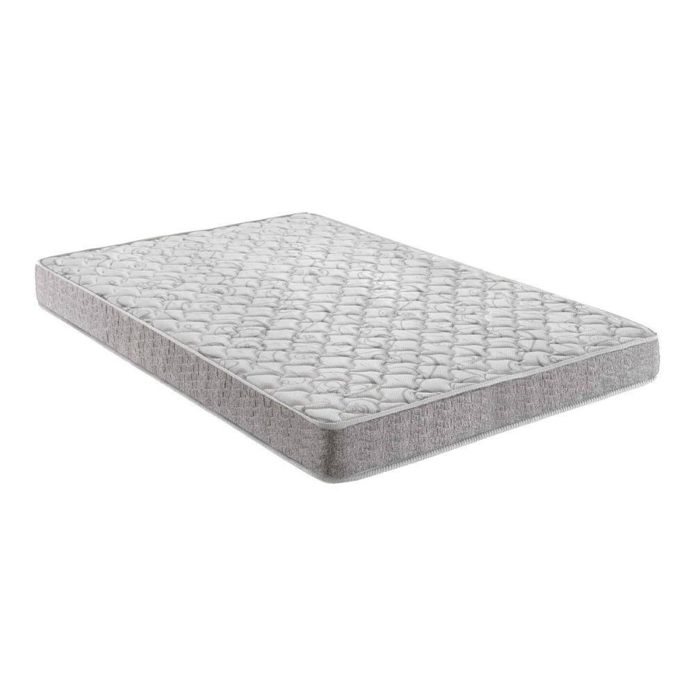 Colchão De Casal Com Espuma D33 138x188cm Inducol Cr450c Cinza Cinza